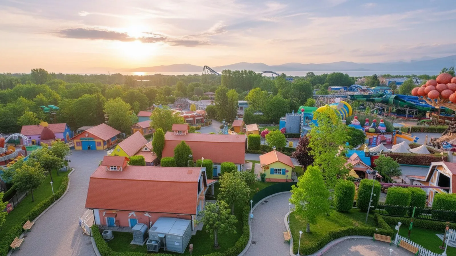 Gardaland — dintorni di Susy's House, Peschiera del Garda